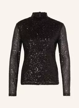 Блуза MRS & HUGS mit Pailletten, черный