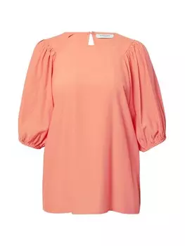 Блуза MSCH COPENHAGEN Blouse Nianna Melody, коралловый