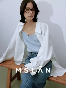 Блуза MSlan, синий