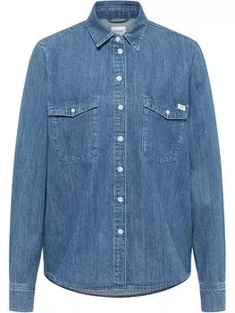Блуза Mustang Jeanshemd, синий