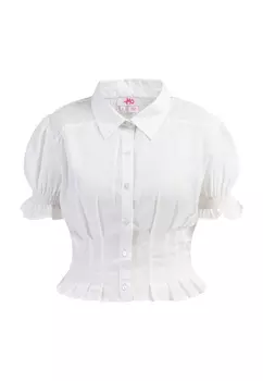 Блуза myMo Kurzarm, белый