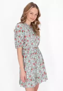 Блуза myMo, пятнистый серый