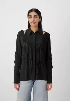 Блуза на пуговицах CAMICIA Patrizia Pepe, черный