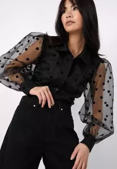 Блуза на пуговицах Chekani, черный
