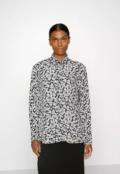 Блуза на пуговицах Esprit, черный