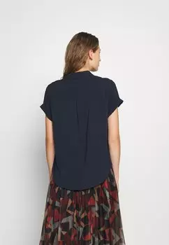 Блуза на пуговицах Majan Shirt Samse Samse, тёмный сапфир