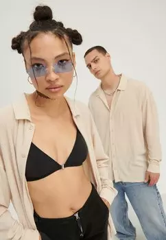 Блуза на пуговицах YOURTURN, бежевый