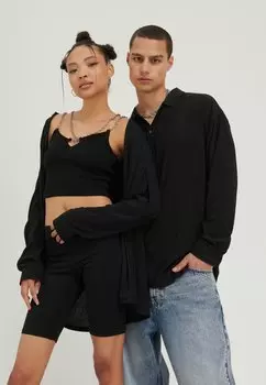 Блуза на пуговицах YOURTURN, черный