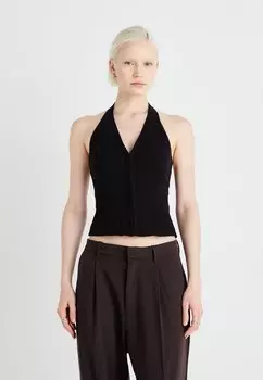 Блуза NADJA HALTERNECK Weekday, черный