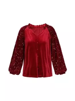 Блуза NAEMI Blouse, цвет Wine Red