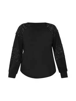 Блуза NAEMI Plus Size Blouse, черный