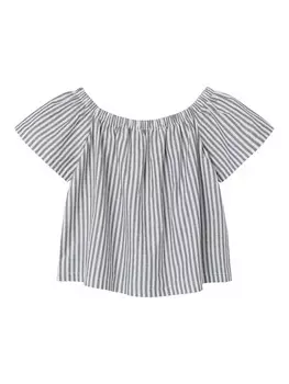 Блуза name it NKFDENIZA S/S TOP, черный