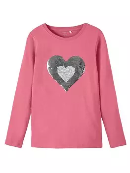 Блуза Name It NKFRARSTAR LS TOP, розовый
