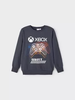 Блуза Name It NKMALUF XBOX SWEAT BRU BFU, серый
