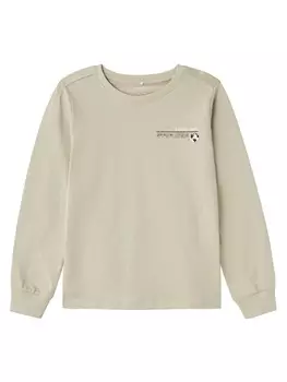 Блуза Name It NKMTREFOR LS TOP PB, серый