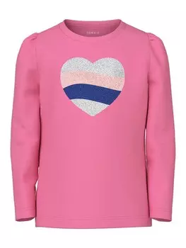 Блуза Name It NMFNIPASTAR LS TOP, розовый
