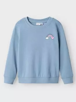 Блуза Name It NMFVASACHA LS SWEAT UNB, синий