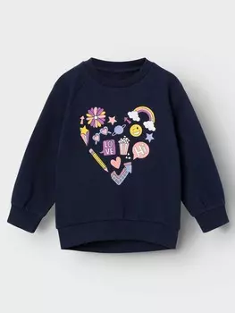 Блуза Name It NMFVENUS LS SWEAT UNB, синий