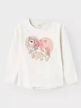 Блуза Name It NMFVIX LS TOP, белый