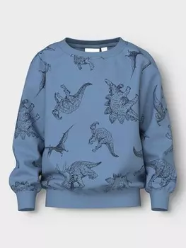 Блуза Name It NMMVIFELIX LS LOOSE SWEAT UNB, синий