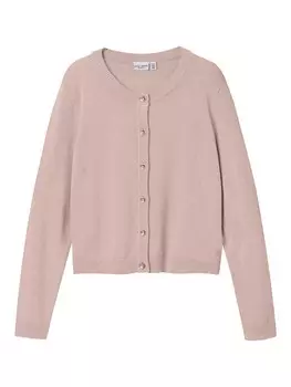 Блуза Name It Жилетка NKFVALMA LS SHORT KNIT CARD R1, розовый