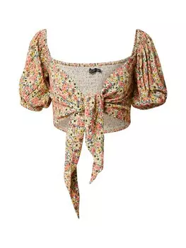 Блуза Nasty Gal, бежевый