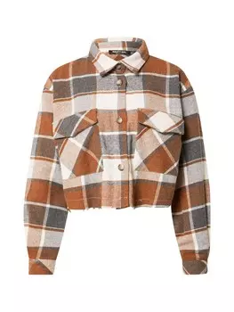 Блуза Nasty Gal, цвет Brown/Grey