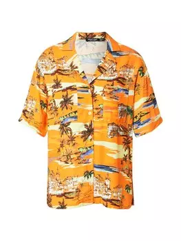 Блуза Nasty Gal, оранжевый