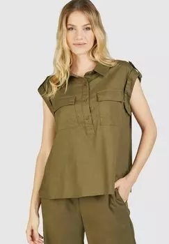 Блуза Navigazione, оливковый