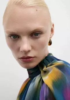 Блуза NICE Mango, разноцветный