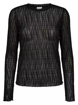 Блуза NMPH Bluse Kacy, черный