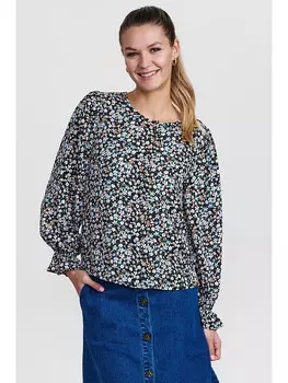 Блуза NMPH Nucaltum, красочный