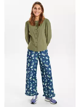 Блуза NMPH Nushape, хаки