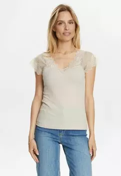 Блуза Nmph, серо-коричневый