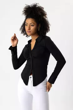 Блуза NO MATTER WHAT NO MATTER WHAT Langarm, черный