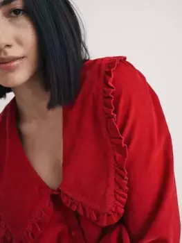 Блуза Nobody's Child Emmie Organic Cotton, красный
