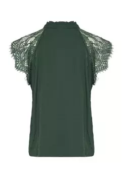Блуза NOLA Cream, темно-зеленый