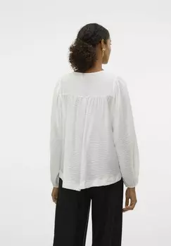 Блуза NORMAL GESCHNITTEN GUMMIZUG AM HANDGELENK Vero Moda, белый