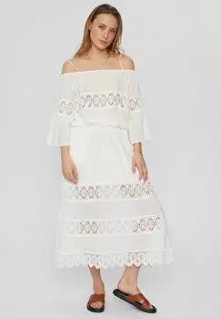 Блуза Nugaia Nmph, ярко-белая