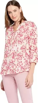 Блуза NYDJ Blouse w/ Pleated Back, цвет Summer Wind