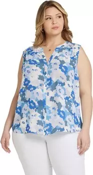 Блуза NYDJ Sleeveless Pintuck Blouse, цвет Elena
