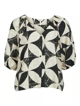 Блуза Object BETINA, цвет Cream/Black