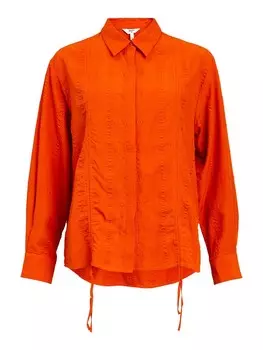 Блуза OBJECT Blouse Andia, темно-оранжевый