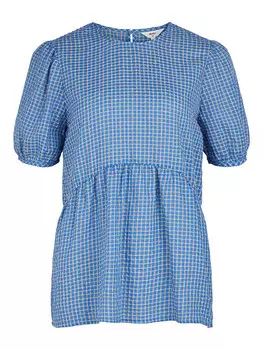 Блуза Object Evelyn, синий