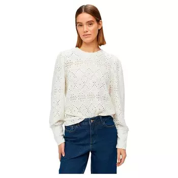 Блуза Object Feodora, бежевый