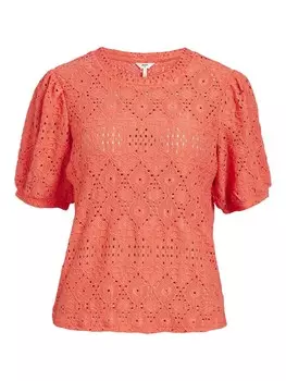 Блуза Object FEODORA, коралловый
