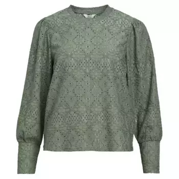 Блуза Object Feodora, зеленый