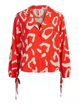 Блуза Object JACIRA, цвет Orange Red