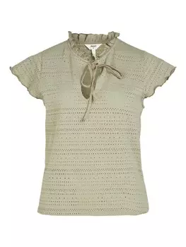 Блуза Object KAMMA, светло-серый