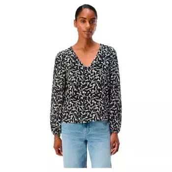 Блуза Object Mila Re, черный